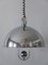Mid-Century Modern Nickel-Plated Brass Pendant Lamp by Florian Schulz, 1970s 16