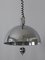 Mid-Century Modern Nickel-Plated Brass Pendant Lamp by Florian Schulz, 1970s 14