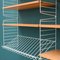String Shelving System with Book Compartment in Ash by Kajsa & Nils Nisse Strinning, 1960s 10