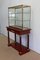 Console with Showcase Cabinet, Early 1900s 3