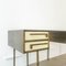 Mid-Century Custom-Made Brass & Lacquered Wood Desk from Cartier, 1970s 13