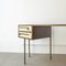Mid-Century Custom-Made Brass & Lacquered Wood Desk from Cartier, 1970s, Image 12