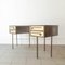 Mid-Century Custom-Made Brass & Lacquered Wood Desk from Cartier, 1970s 2