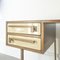 Mid-Century Custom-Made Brass & Lacquered Wood Desk from Cartier, 1970s 11
