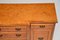 Small Antique Burr Walnut Breakfront Sideboard, Set of 2, Image 4