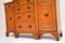 Small Antique Burr Walnut Breakfront Sideboard, Set of 2 8