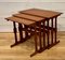 Teak Nesting Tables from CFC Silkeborg, Denmark, 1960s, Set of 3 1