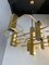 Belgian Brass Chandelier by Sciolari for Boulanger, 1970s 4