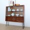 Vintage Showcase Cabinet with Shelf and Glass Sliding Doors 8