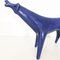 Vintage Blue Ceramic Dog by Roberto Rigon, Image 4