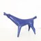 Chien Vintage en Céramique Bleue par Roberto Rigon 1