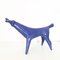 Vintage Blue Ceramic Dog by Roberto Rigon 1