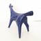 Vintage Blue Ceramic Dog by Roberto Rigon 3