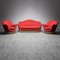 Vintage Sofa & Armchairs in the Style of Munari, 1950s, Set of 3 1