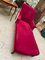 Red Velvet Meridian or Chaise Longue, Image 2