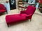 Chaise longue in velluto rosso, Immagine 1