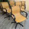 Vintage Armchairs with Adjustable Height, Set of 6 8