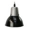 Vintage Industrial French Black Enamel Pendant Light from Mazda, Image 1