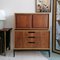 Mid-Century American Walnut & Oak Two-Tier Drawer Cabinet or Tallboy, 1960s, Image 1