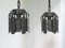Wrought Iron and Copper Ceiling Lights, 1970s, Set of 2 2