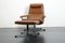 Vintage German Brown Leather Lounge Chair and Ottoman, 1970s, Set of 2, Image 29