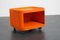 Orangefarbener Vintage Quadrati Servierwagen von Anna Castelli Ferrieri für Kartell, 1970er 18