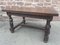Vintage French Carved Oak Brittany Extending Dining Table, 1960s, Image 1