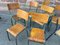 Vintage Industrial School Chairs, Set of 15, Image 5