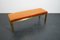 Vintage French Hollywood Regency Orange Velvet Bench, 1970s 6