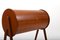 Mid-Century Danish Tubular Sewing Table in Teak, Image 8