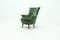 Grüner Vintage Sessel aus Velours, 1950er 10
