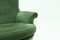 Vintage Green Velour Armchair, 1950s 5