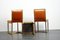 Vintage French Hollywood Regency Orange Velvet Chairs with Footstool, 1970s, Set of 3, Image 20
