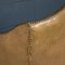 Late 20th-Century English Sheepskin Leather Wingback Armchair 29