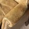 Late 20th-Century English Sheepskin Leather Wingback Armchair 18