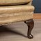Late 20th-Century English Sheepskin Leather Wingback Armchair 31