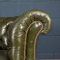 20th-Century Victorian Green Leather Chesterfield Sofa, 1900s 14