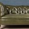 20th-Century Victorian Green Leather Chesterfield Sofa, 1900s 8