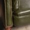 20th-Century Victorian Green Leather Chesterfield Sofa, 1900s 24