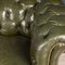 20th-Century Victorian Green Leather Chesterfield Sofa, 1900s 11