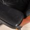 Black Leather Lounge Chair by Charles & Ray Eames for Vitra, 1980s 14