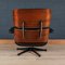 Black Leather Lounge Chair by Charles & Ray Eames for Vitra, 1980s 4