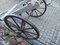 Art Deco Wooden Trolley with Wheels 4