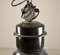 Lámpara colgante checa industrial de acero, años 60, Imagen 3