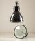 Lámpara colgante checa industrial de acero, años 60, Imagen 4