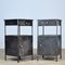 Polished Iron Nightstands, 1920s, Set of 2, Image 1