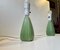 Fluted Green Ceramic Table Lamps by Einar Johansen for Søholm, Set of 2, Image 4