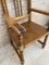 19th-Century French Carved Oak Turned Wood Armchair, Image 8