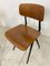 Vintage Industrial Metal and Wood Result Chairs by Friso Kramer for Ahrend De Cirkel, 1960s, Set of 4 3
