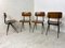 Vintage Industrial Metal and Wood Result Chairs by Friso Kramer for Ahrend De Cirkel, 1960s, Set of 4 9